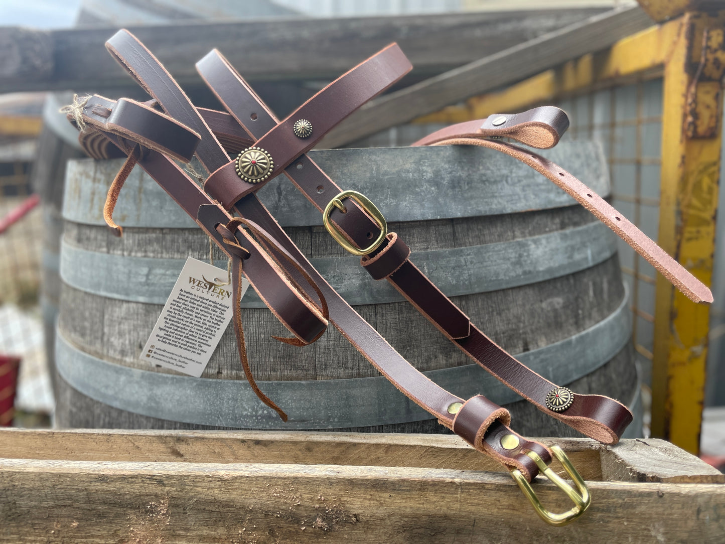 Leather bridles and reins-Western Culture Leather