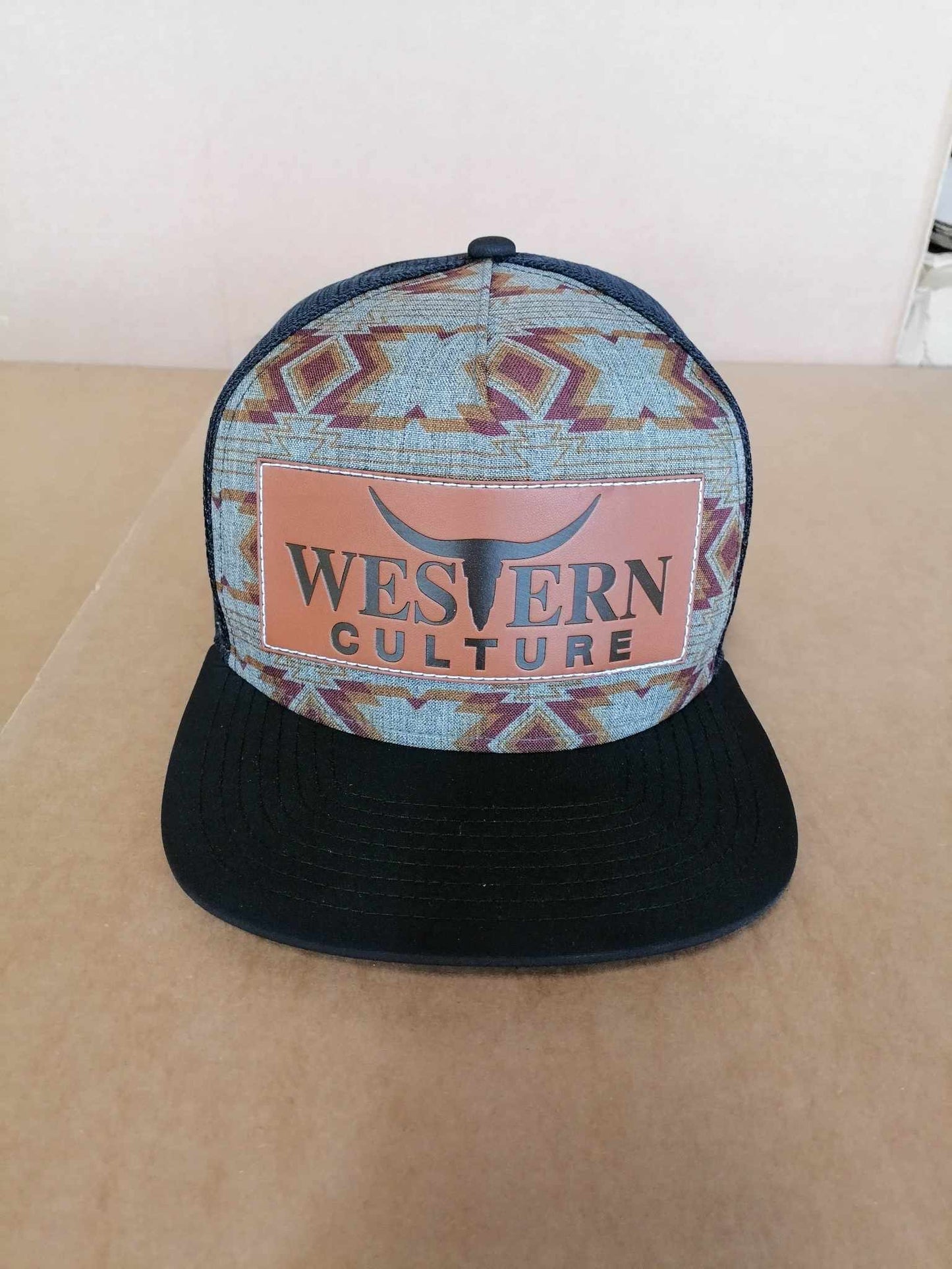 Western Culture Trucker Cap-Western Culture Leather