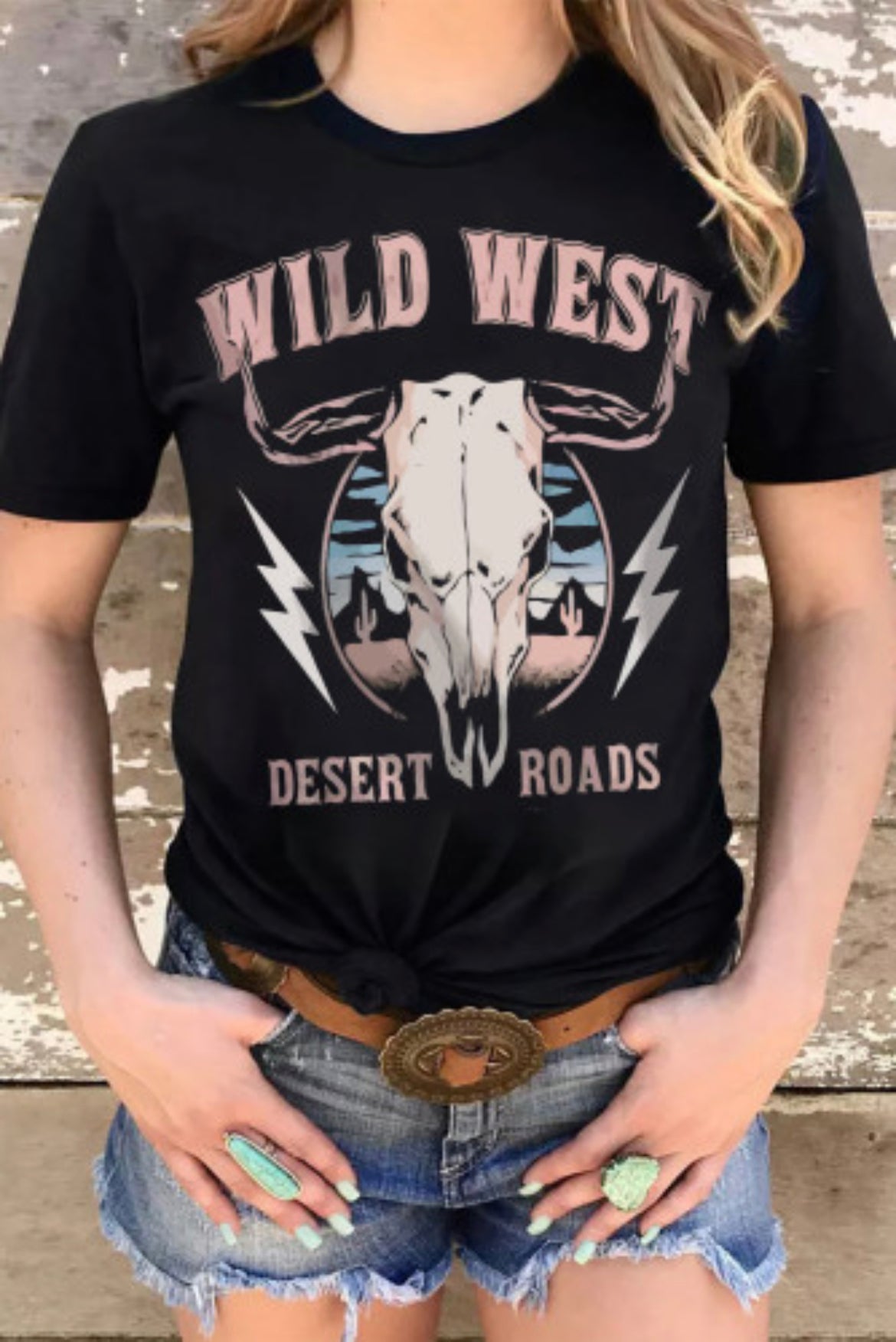 Wild West Graphic Tee-Western Culture Leather
