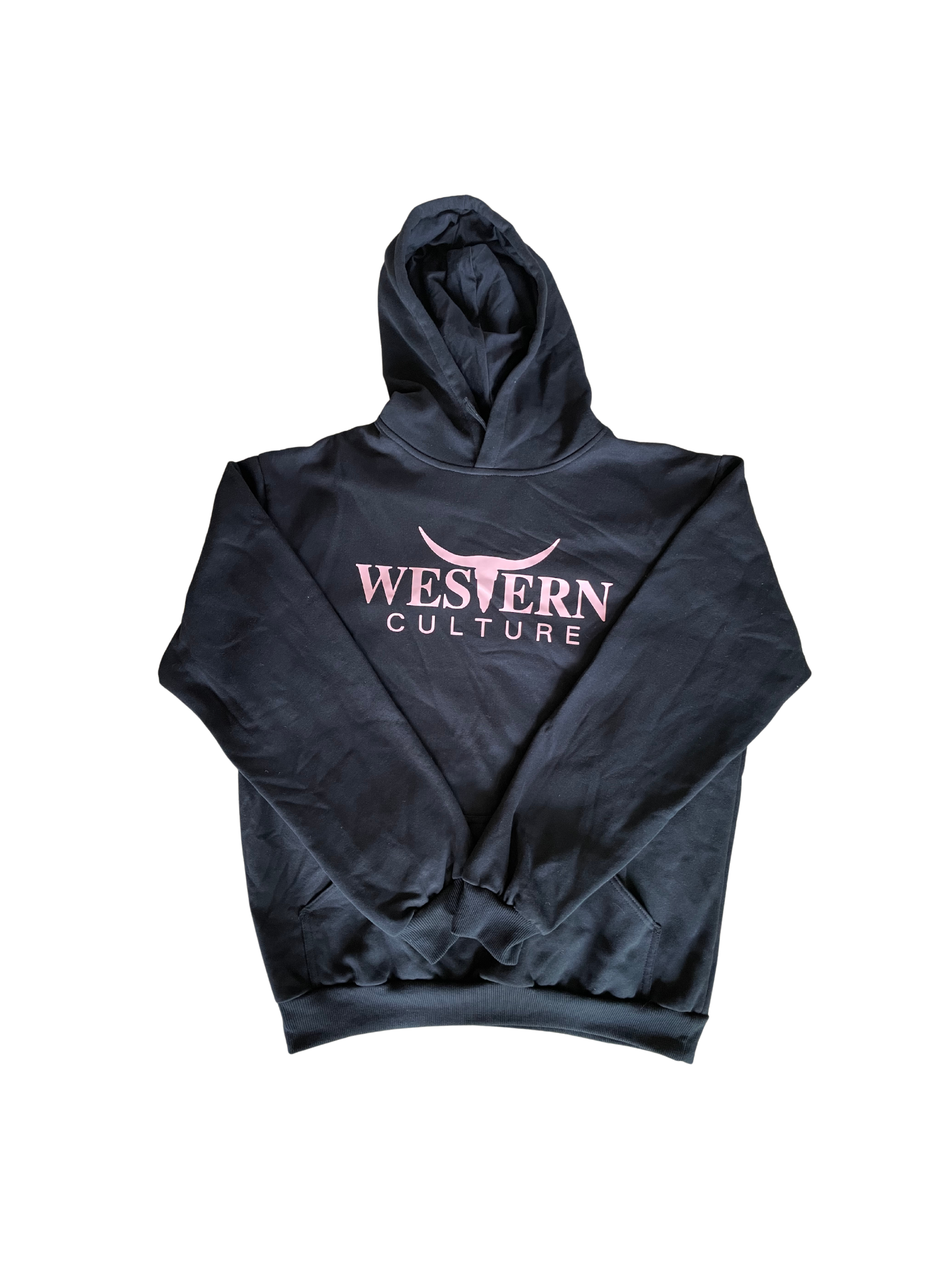 Black hoodie jumper-Western Culture Leather